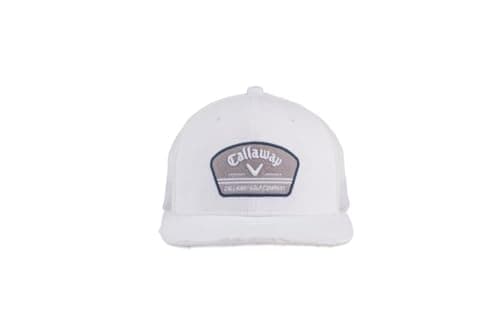 Callaway Standard HW CG Distressed Trucker Hat White 2023 Summer Style Fashion Beach Outdoor