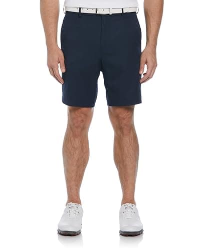 PGA TOUR Men's 9" Golf Shorts - Sun Protection, Moisture-Wicking, Stretch | Expandable Waistband, Flat Front, Lightweigh