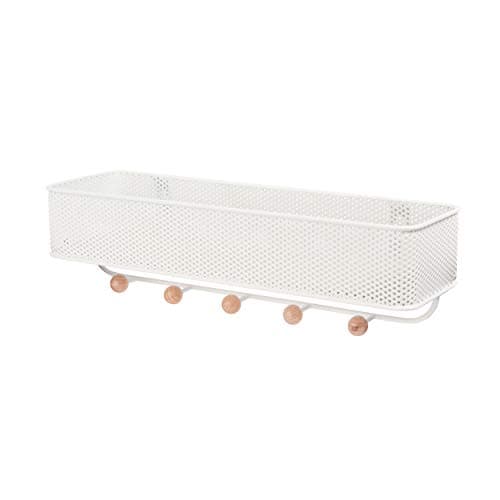 Umbra Estique White Entryway Organizer for Keys, Small Accessories, Mail and Wallets