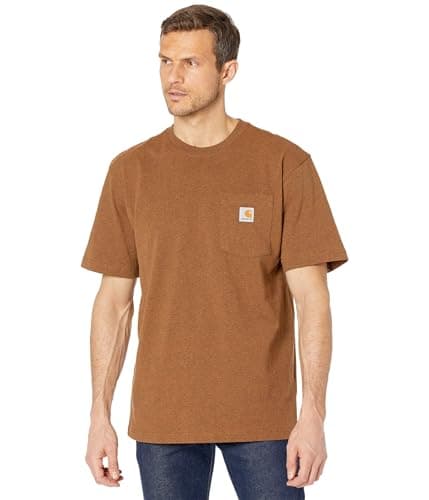 Carhartt Men's Heavyweight Short-Sleeve Pocket T-Shirt for Work and Leisure in Loose Fit
| Carhartt Men's Loose Fit Hea