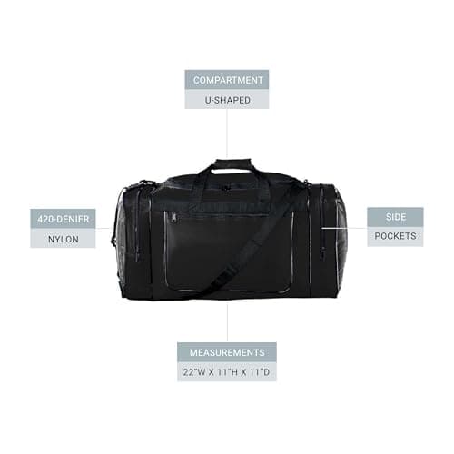 Augusta Sportswear Gear Bag for Hikers with Multiple Compartment for Day Trips and Trail Hikes