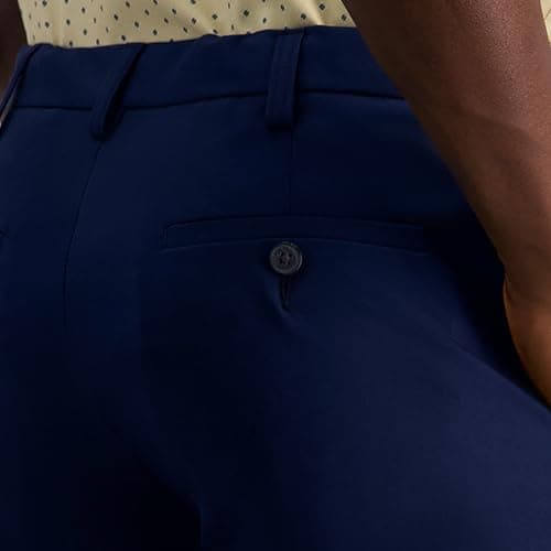 Haggar Men's Cool 18 Pro 4-Way Stretch Expandable Waist Shorts - Straight Fit Flat Front - 7 and 9.5 Inch Inseams - Styl