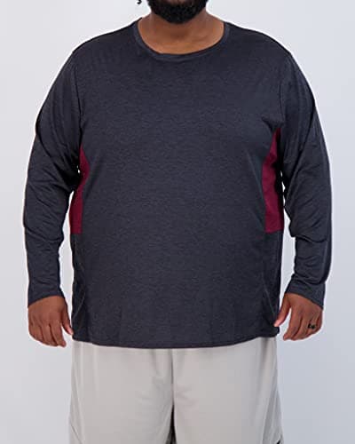 Real Essentials Men’s Big & Tall Tech Stretch Long-Sleeve & Short-Sleeve Dry-Fit T-Shirt 3 Pack 3XT-5XT
Real Essentials