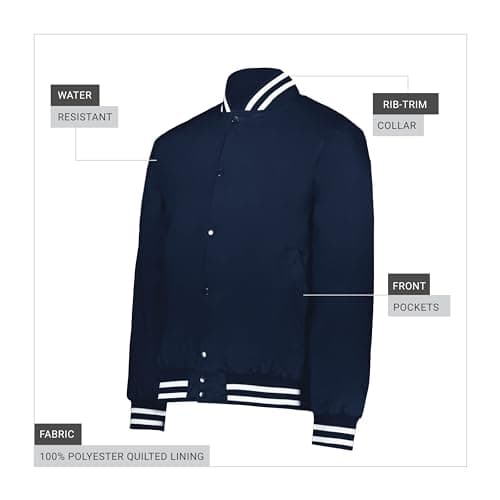 Holloway Heritage Jacket Navy/White Sports Men's Running Outerwear Lightweight Breathable Stretch Packable Seize the Chi