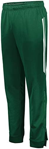 Holloway Sportswear Retail Grade Pant M Forest/White: Running Fitness Mid-Rise Stretch Pants for Men