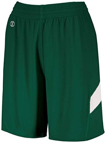 Augusta Sportswear Holloway Women's Dual-Side Single Ply Shorts for Sports Forest/White  
Augusta Sportswear Holloway Wo
