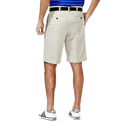 Haggar Men's Cool 18 Classic Fit Pleat Front Expandable Waistband Shorts for Men
| Haggar Men's Cool 18 Regular and Big