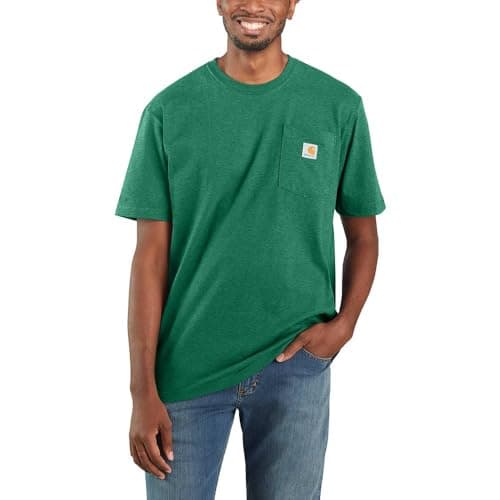 Carhartt Men's Heavyweight Short-Sleeve Pocket T-Shirt for Work and Leisure in Loose Fit
| Carhartt Men's Loose Fit Hea