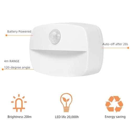 ZISUYU Motion Sensor Night Light for Hallway and Staircase (Patent Applied)  
ZISUYU Motion Sensor Night Light for Bathr
