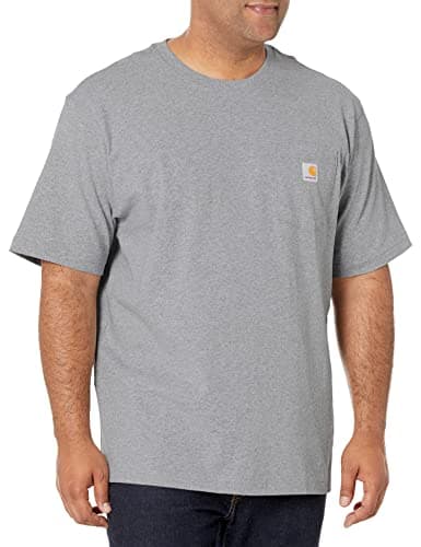 Carhartt Men's Heavyweight Short-Sleeve Pocket T-Shirt for Work and Leisure in Loose Fit
| Carhartt Men's Loose Fit Hea