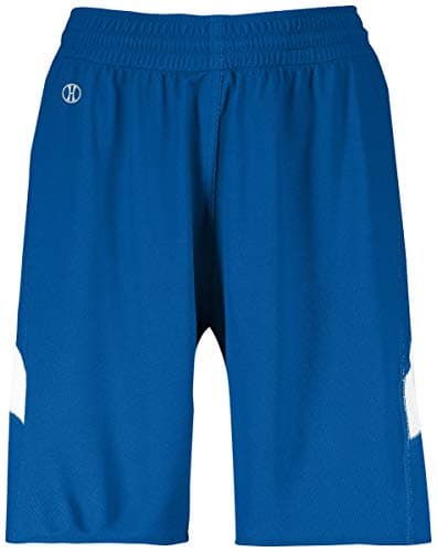 Augusta Sportswear Holloway Sportswear Women's Dual-Side Single Ply Shorts - Royal/White for Fitness Enthusiasts during