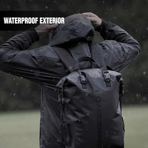 Waterproof Faraday Dry Bag 17L for Device Protection - Fast Access, High Security - Hiking, Travel, Tech Protection - EM