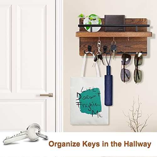 OurWarm Wall Mounted Key Holder/Hangers for Entryway Rustic Home Decor
| OurWarm Wall Mounted Key Holder/Hangers with 5