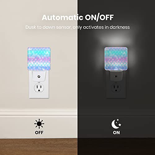 Smart Sensor Dusk to Dawn Night Light Plug-in for Bedroom Bathroom Kitchen Hallway Stairs
| Energy Efficient White LED
