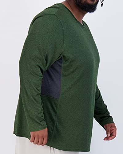 Real Essentials Men’s Big & Tall Tech Stretch Long-Sleeve & Short-Sleeve Dry-Fit T-Shirt 3 Pack 3XT-5XT
Real Essentials