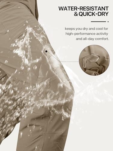 FREE SOLDIER Men's Outdoor Lightweight Waterproof Quick Dry Hiking Pants
| FREE SOLDIER Men's Outdoor Cargo Pants with