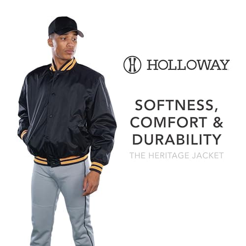 Holloway Heritage Jacket Navy/White Sports Men's Running Outerwear Lightweight Breathable Stretch Packable Seize the Chi