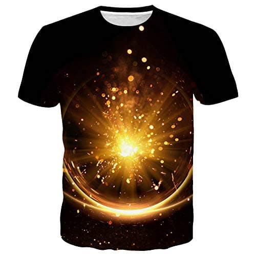 SYAIMN Unisex 3D Pattern Printed Short Sleeve T-Shirts for Casual Wear
| SYAIMN Unisex 3D Pattern Printed Short Sleeve