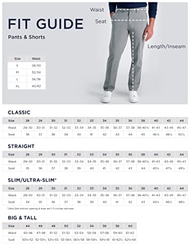 Haggar Men's Cool 18 Classic Fit Pleat Front Expandable Waistband Shorts for Men
| Haggar Men's Cool 18 Regular and Big