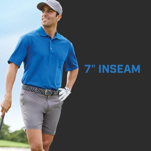 PGA TOUR Men's Performance Stretch Golf Shorts for Comfortable Play
| PGA TOUR Men's Flat Front Golf Shorts with Active