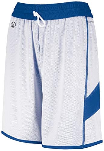 Augusta Sportswear Holloway Sportswear Women's Dual-Side Single Ply Shorts - Royal/White for Fitness Enthusiasts during