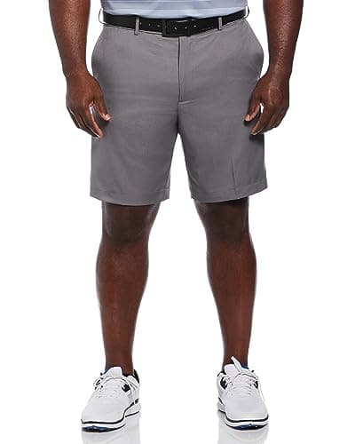 PGA TOUR Men's 9" Golf Shorts - Sun Protection, Moisture-Wicking, Stretch | Expandable Waistband, Flat Front, Lightweigh