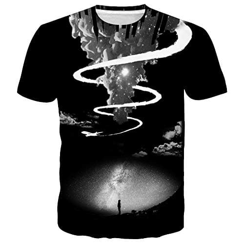 SYAIMN Unisex 3D Pattern Printed Short Sleeve T-Shirts for Casual Wear
| SYAIMN Unisex 3D Pattern Printed Short Sleeve