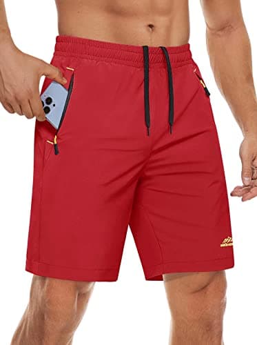 Men's MAGCOMSEN Athletic Running Shorts for Quick Dry Lightweight Workout and Hiking
| MAGCOMSEN Men's Running Shorts w