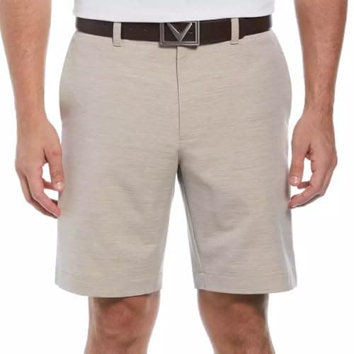 Callaway Men's Opti-Dri Moisture Wicking Stretch Shorts Regular Tan Size 34