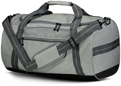 Holloway Sportswear Rivalry Duffel Bag Silver Heather/Carbon for Athletes on the Go
| Holloway Sportswear Rivalry Duffe