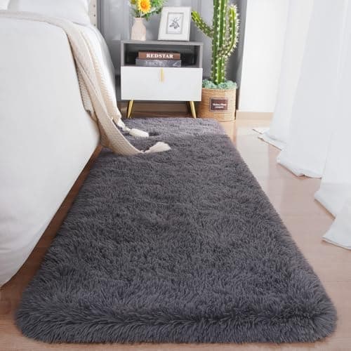 Chicrug Soft Runner Rugs for Non-Shedding Home Decorative Nursery Grey
| Chicrug Shag Furry Area Rug for Girls Room Gre