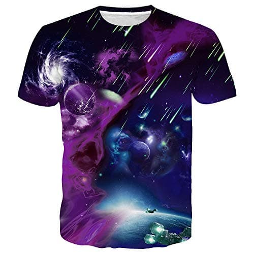 SYAIMN Unisex 3D Pattern Printed Short Sleeve T-Shirts for Casual Wear
| SYAIMN Unisex 3D Pattern Printed Short Sleeve
