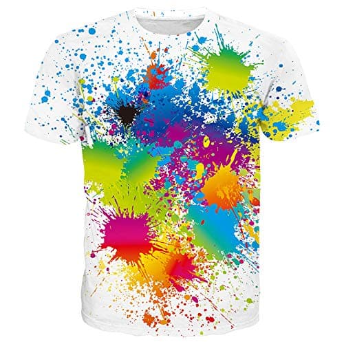 SYAIMN Unisex 3D Pattern Printed Short Sleeve T-Shirts for Casual Wear
| SYAIMN Unisex 3D Pattern Printed Short Sleeve