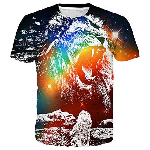 SYAIMN Unisex 3D Pattern Printed Short Sleeve T-Shirts for Casual Wear
| SYAIMN Unisex 3D Pattern Printed Short Sleeve