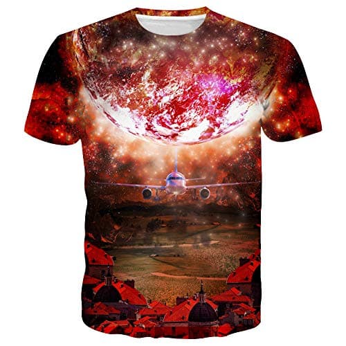 SYAIMN Unisex 3D Pattern Printed Short Sleeve T-Shirts for Casual Wear
| SYAIMN Unisex 3D Pattern Printed Short Sleeve