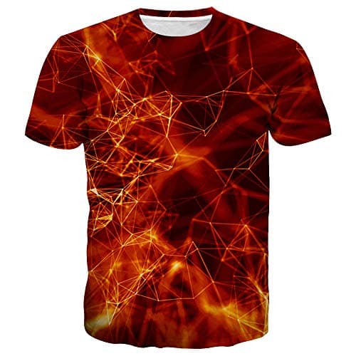 SYAIMN Unisex 3D Pattern Printed Short Sleeve T-Shirts for Casual Wear
| SYAIMN Unisex 3D Pattern Printed Short Sleeve