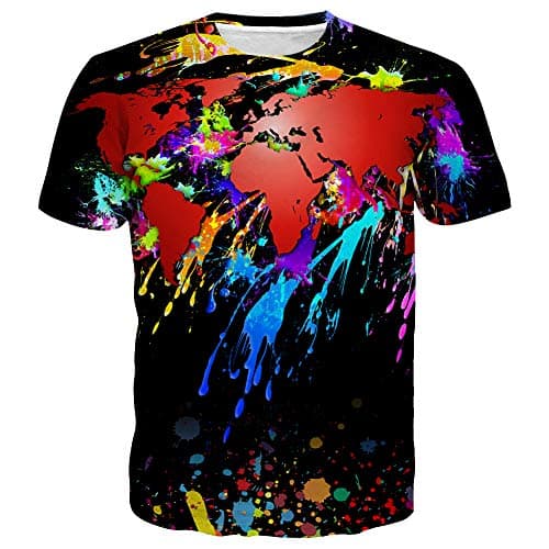 SYAIMN Unisex 3D Pattern Printed Short Sleeve T-Shirts for Casual Wear
| SYAIMN Unisex 3D Pattern Printed Short Sleeve