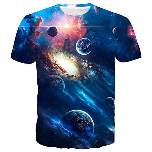 SYAIMN Unisex 3D Pattern Printed Short Sleeve T-Shirts for Casual Wear
| SYAIMN Unisex 3D Pattern Printed Short Sleeve