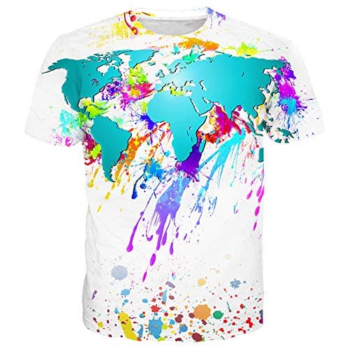 SYAIMN Unisex 3D Pattern Printed Short Sleeve T-Shirts for Casual Wear
| SYAIMN Unisex 3D Pattern Printed Short Sleeve