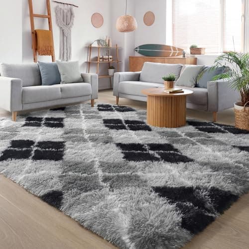 Chicrug Soft Runner Rugs for Non-Shedding Home Decorative Nursery Grey
| Chicrug Shag Furry Area Rug for Girls Room Gre