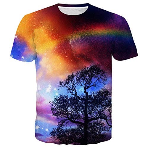 SYAIMN Unisex 3D Pattern Printed Short Sleeve T-Shirts for Casual Wear
| SYAIMN Unisex 3D Pattern Printed Short Sleeve