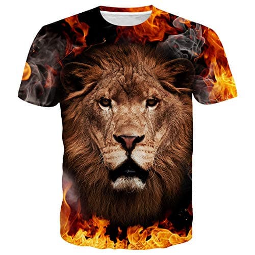 SYAIMN Unisex 3D Pattern Printed Short Sleeve T-Shirts for Casual Wear
| SYAIMN Unisex 3D Pattern Printed Short Sleeve