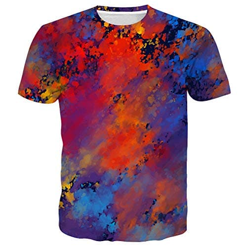 SYAIMN Unisex 3D Pattern Printed Short Sleeve T-Shirts for Casual Wear
| SYAIMN Unisex 3D Pattern Printed Short Sleeve