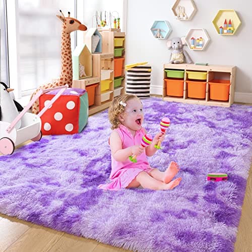 Chicrug Soft Runner Rugs for Non-Shedding Home Decorative Nursery Grey
| Chicrug Shag Furry Area Rug for Girls Room Gre