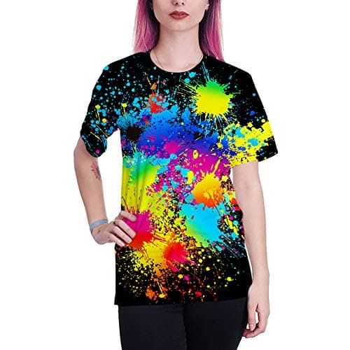 SYAIMN Unisex 3D Pattern Printed Short Sleeve T-Shirts for Casual Wear
| SYAIMN Unisex 3D Pattern Printed Short Sleeve