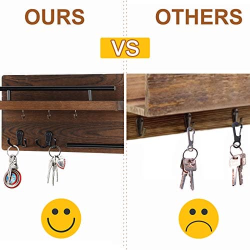 OurWarm Wall Mounted Key Holder/Hangers for Entryway Rustic Home Decor
| OurWarm Wall Mounted Key Holder/Hangers with 5