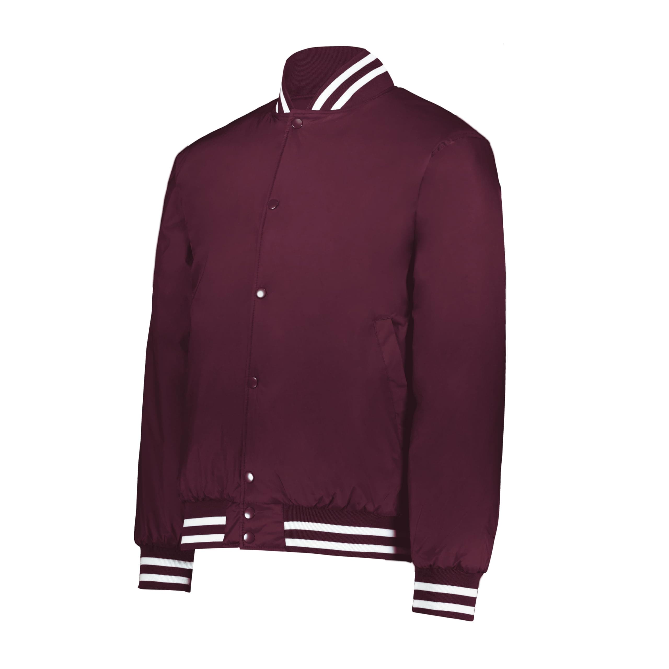 Holloway Heritage Jacket Maroon/White Best Winter Warmth Men's Outdoor Adventurer