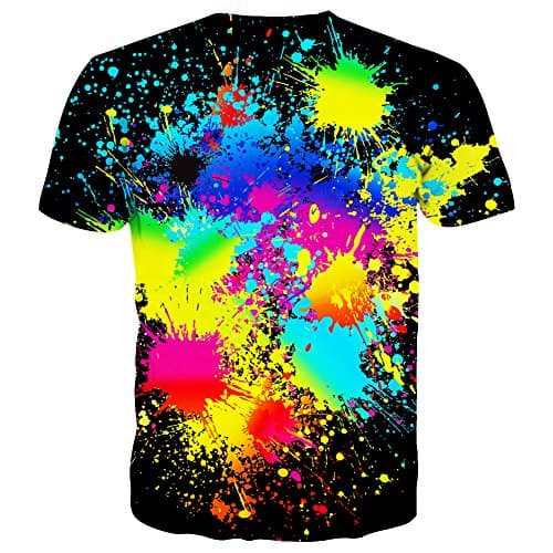 SYAIMN Unisex 3D Pattern Printed Short Sleeve T-Shirts for Casual Wear
| SYAIMN Unisex 3D Pattern Printed Short Sleeve