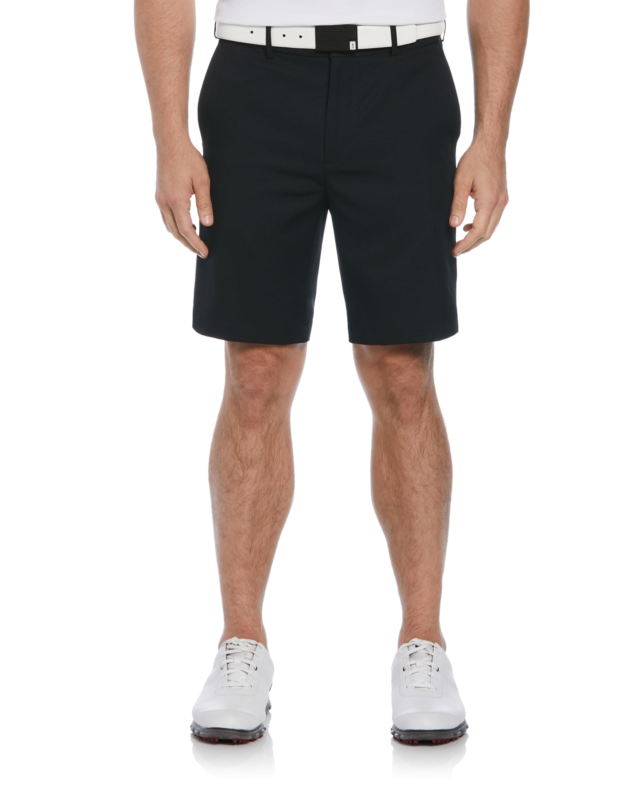 PGA TOUR Men's 9" Golf Shorts - Sun Protection, Moisture-Wicking, Stretch | Expandable Waistband, Flat Front, Lightweigh